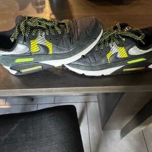 Nike Black Athletic Shoe Soles